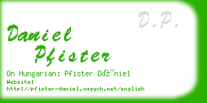 daniel pfister business card